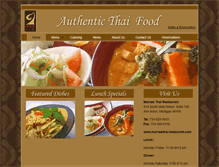 Tablet Screenshot of marneethai-restaurant.com